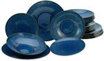 CreaTable Tafelservice Sea Breeze blau Steinzeug 18 tlg.
