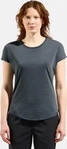 Odlo 554501-10192-XS, Odlo Essential Natural T-Shirt f&uuml;r Damen - Wandern - gr&uuml;n, XS