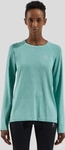 Odlo 313931-21089-L, Odlo Essential Seamless Langarm-Laufshirt f&uuml;r Damen, L, gr&uuml;n