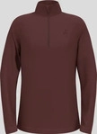 Odlo 542599-30910-116, Odlo Rigi Mid Layer Half-Zip f&uuml;r Kinder, 116, maron