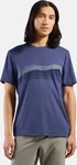 Odlo 551402-21119-S, Odlo F-Dry Ridgeline T-Shirt f&uuml;r Herren - Wandern - blau,...