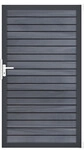 GrojaSolid Rhombus BPC Steckzaun Universal Tor 100x180cm steingrau-anthrazit DB703
