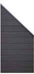 GrojaSolid BPC Steckzaun-Set 90x180-90cm anthrazitgrau
