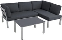 MWH Widoo Lounge-Set Silber inkl. Polster
