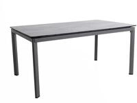 MWH Alutapo Tisch HPL Zement Iron Grey, 160x95cm