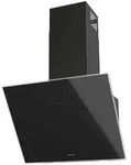 Oranier Kopffrei-Wandhaube LEA, Schacht in pureBLACK, Glasschirm Sicherheitsglas