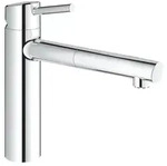 GROHE Eurosmart 31214001 Niederdruck, Einhand-Sp&uuml;ltischbatterie, mittelhoher