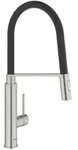 GROHE Concetto 31491DC0 Einhand-Sp&uuml;ltischbatterie, Profi-Brause DN 15, Supersteel