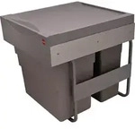 Doppel-Abfallsammler, 1 x 19 und 1 x 30 Liter, Hailo Easy Cargo 3668-50, 502.70.522
