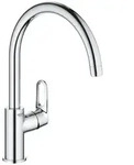 GROHE BauFlow 31538001 Einhand-Sp&uuml;ltischbatterie, hoher Auslauf,1/2" Chrom