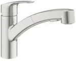 GROHE Eurosmart 30305DC1 Einhand-Sp&uuml;ltischbatterie, herausziehbare Dual-Brause,