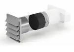 Naber E-Jal flow 150 Mauerkasten inkl. Thermobox wei&szlig; Edelstahl, 4043066