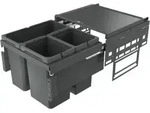 Naber Abfallsammler Cox&reg; Base 360 S/500-3, anthrazit, H 360mm ohne Biodeckel...