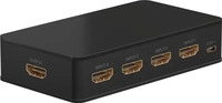 Goobay 58489, goobay HDMI-Umschaltbox 4 auf 1 (4K @ 60 Hz) HDMI-Switch, 1 St. schwarz