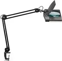 MAUL MAULvitrum LED Lupenleuchte schwarz 7 W mit Tischklemme