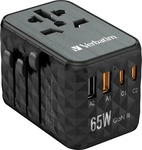 verbatim UTA-05 GaN-Ladeadapter schwarz, 65 W