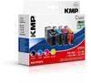 KMP C66V schwarz, cyan, magenta, gelb Druckerpatronen kompatibel zu Canon PGI-5 BK,