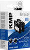 KMP E154D schwarz Druckerpatrone kompatibel zu EPSON 2x 16 / T1621, 2er-Set...