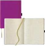 Lediberg Notizbuch Tucson ca. DIN A4 kariert, lila Hardcover 240 Seiten, 1 St.