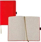 Lediberg Notizbuch Tucson ca. DIN A6 kariert, hellrot Hardcover 192 Seiten, 1 St.