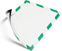 DURABLE Magnetrahmen DURAFRAME MAGNETIC SECURITY A4 gr&uuml;n A4, 5 St. gr&uuml;n/wei&szlig;