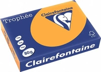 Clairefontaine Kopierpapier Troph&eacute;e mandarin DIN A4 80 g/qm 500 Blatt