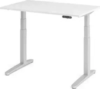 HAMMERBACHER XBHM12 elektrisch h&ouml;henverstellbarer Schreibtisch wei&szlig;...
