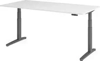 HAMMERBACHER XBHM2E elektrisch h&ouml;henverstellbarer Schreibtisch wei&szlig;...