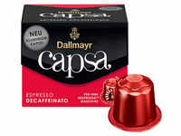 Dallmayr Capsa Espresso Decaffeinato Kaffeekapseln Arabicabohnen kräftig 10