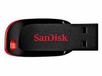 SanDisk USB-Stick Cruzer Blade schwarz, rot 128 GB SDCZ50-128G-B35