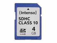 Intenso Speicherkarte SDHC-Card Class 10 4 GB 3411450