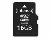 Intenso Speicherkarte microSDHC-Card Class 10 16 GB 3413470