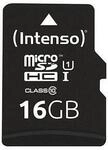 Intenso Speicherkarte microSDHC-Card PREMIUM 16 GB Intenso Speicherkarte microSDHC-Card PREMIUM 16 GB