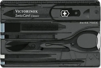 VICTORINOX Multitool SwissCard Classic 0.7133.T3, L&auml;nge: 82,0 mm, 1 St. schwarz
