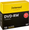 10 Intenso DVD-RW 4,7 GB wiederbeschreibbar 4201632