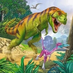 Ravensburger Herrscher der Urzeit Puzzle, 3 x 49 Teile