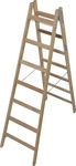 KRAUSE Stehleiter beidseitig STABILO natur 2x 7 Sprossen, H: 212,0 cm