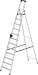 MUNK Vielzweckleiter silber 12 Sprossen, H: 3,45 m