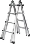 MUNK Gelenkleiter 32015 silber 4x 4 Sprossen, H: 420,0 cm