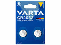 2 VARTA Knopfzellen CR2032 3,0 V 6032 101 401