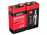 2 ANSMANN Batterien 6LR61 E-Block 9,0 V