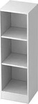 HAMMERBACHER Aktenregal Prokura wei&szlig; 40,6 x 40,0 x 127,0 cm, 1 St.