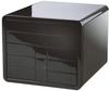 HAN Schubladenbox iBox schwarz 1551-13, DIN C4 mit 5 Schubladen