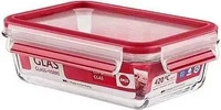 emsa Frischhaltedose CLIP & CLOSE 6,8 cm hoch transparent 0,7 l, 1 St.