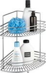 WENKO Milano Duschregal Metall silber