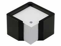 arlac® Zettelbox memorion schwarz inkl. 600 lose Notizzettel weiß