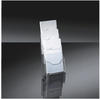 SIGEL Tischprospekthalter transparent 1/3 DIN A4 3 Fächer LH133