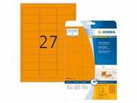 540 HERMA Etiketten 5141 orange 63,5 x 29,6 mm