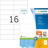 Herma 4462, HERMA Etiketten 4462 wei&szlig; 105,0 x 37,0 mm, 100 Blatt