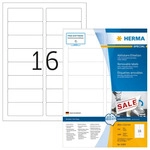 Herma 10303, HERMA Etiketten 10303 wei&szlig; 88,9 x 33,8 mm, 100 Blatt